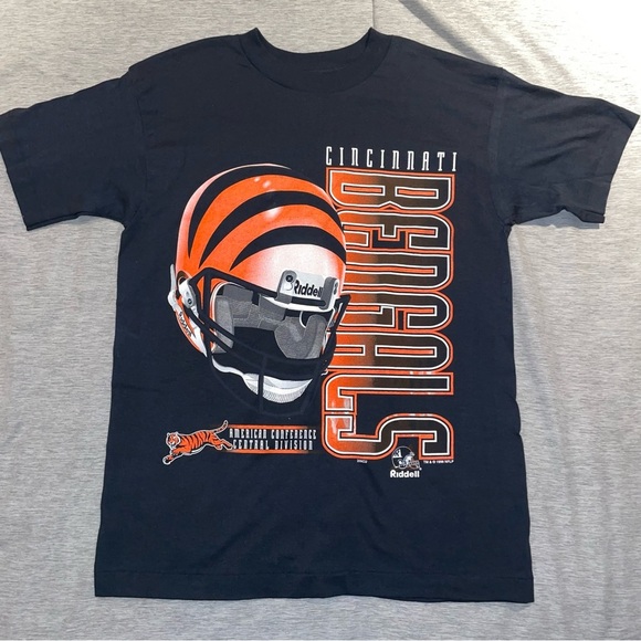Cincinnati bengals 1998 vintage single stitch t shirt sz youth L 14-16 - Picture 1 of 4
